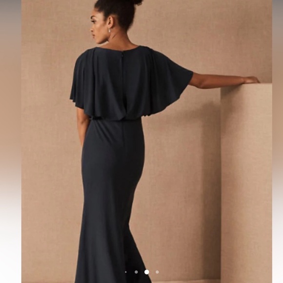 Anthropologie BHLDN Lena Flutter Formal Dress size 10 EUC - Picture 1 of 16